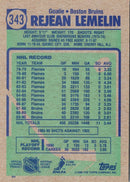1990 Topps Rejean Lemelin