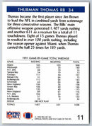 1992 Proset Thurman Thomas