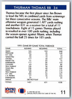 1992 Proset Thurman Thomas #11