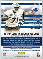 2014 Panini Rookies And Stars Cyrus Kouandjio #124