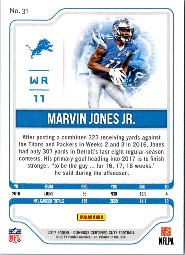 2017 Panini Kenny Golladay/Marvin Jones Jr.