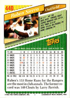 1993 Topps Gold Ruben Sierra #440