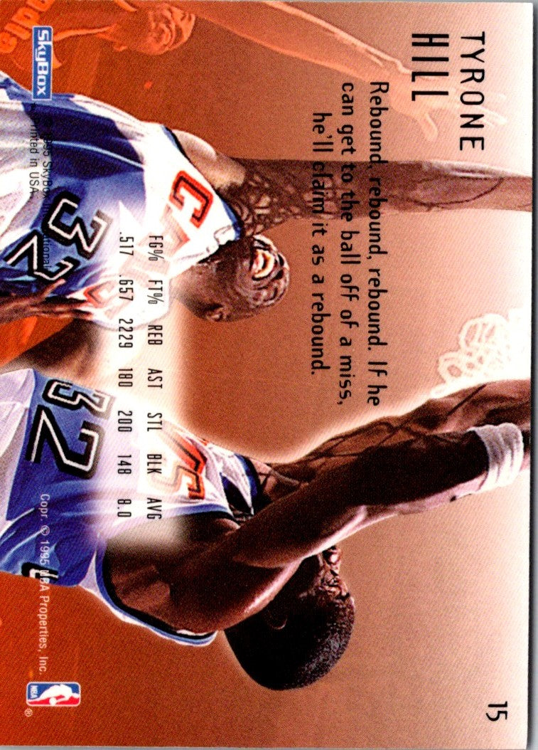 1994 SkyBox E-Motion Tyrone Hill