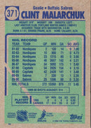 1990 Topps Clint Malarchuk