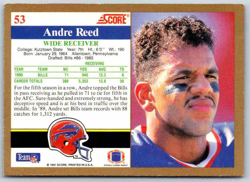 1991 Score Andre Reed