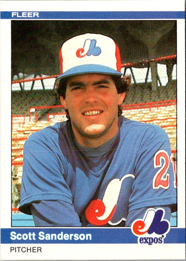 1984 Fleer Scott Sanderson