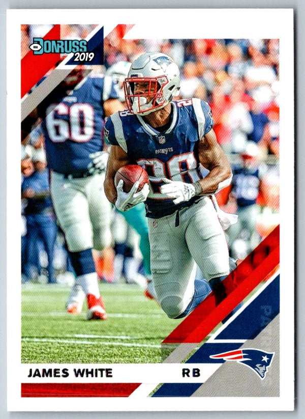 2019 Donruss James White #166