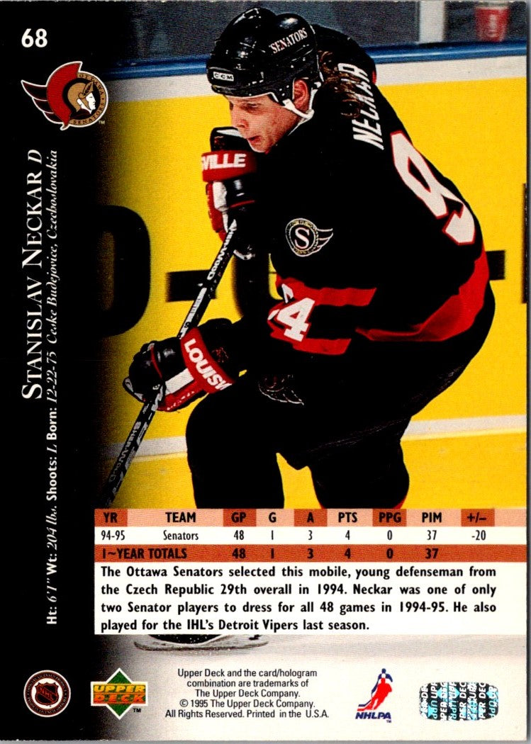 1995 Upper Deck Stanislav Neckar