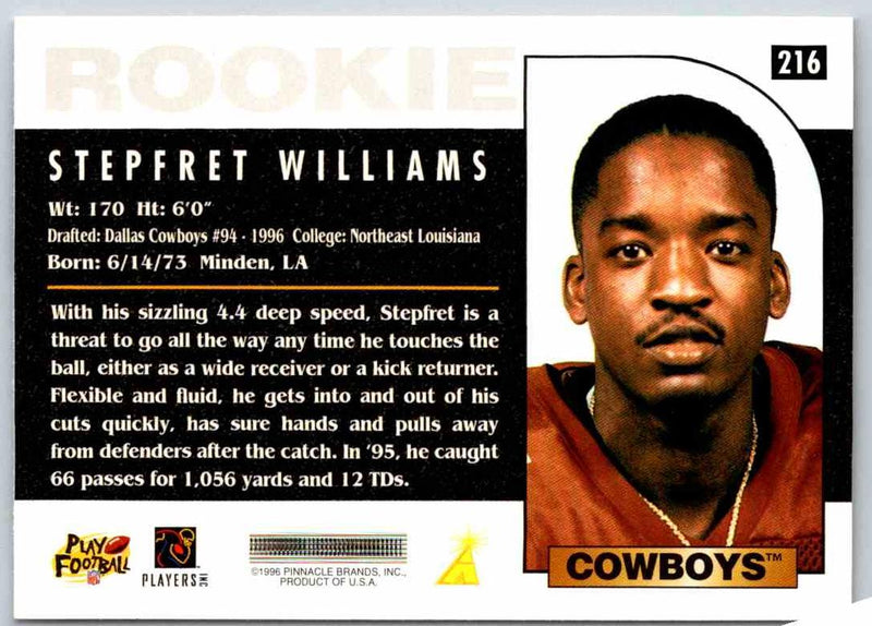 1996 Score Stepfret Williams