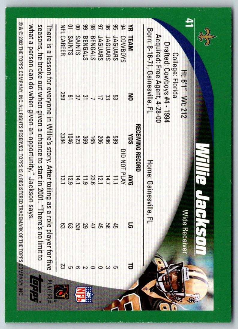 2002 Topps Willie Jackson