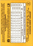 1987 Donruss Jeff Reardon