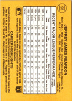 1987 Donruss Jeff Reardon #98