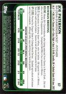 2011 Bowman Draft Picks & Prospects Joe Paterson