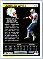 1991 Pinnacle Lorenzo White #44