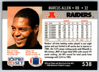 1990 Proset Marcus Allen #538