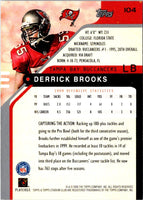 2000 Stadium Club Derrick Brooks #104
