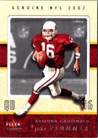 2002 Fleer Genuine Jake Plummer #16