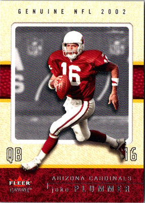 2002 Fleer Genuine Jake Plummer #16