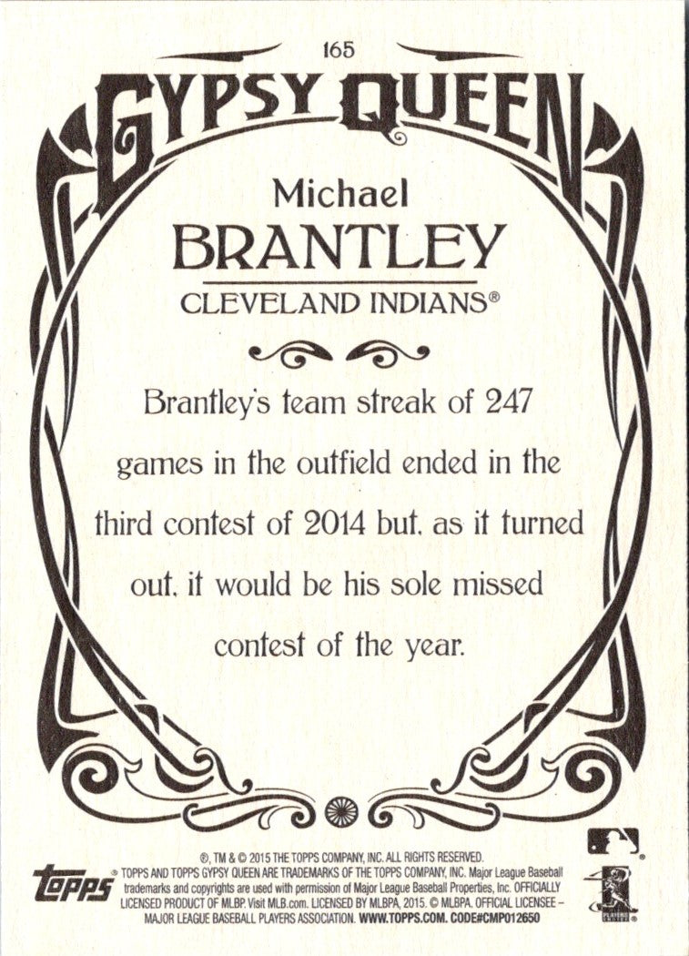 2015 Topps Gypsy Queen Michael Brantley