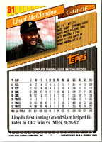 1993 Topps Gold Lloyd McClendon #81