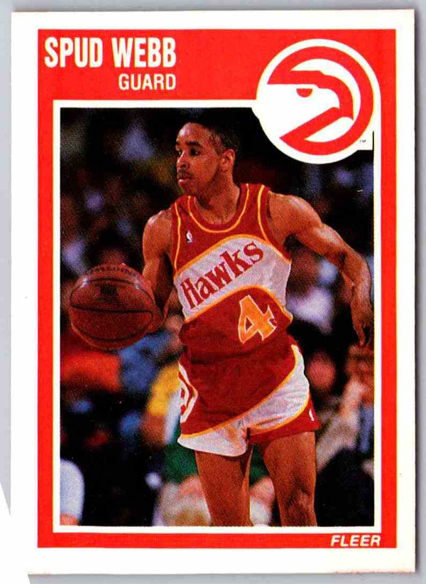 1989 Fleer Spud Webb #6