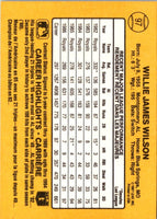 1987 Leaf Willie Wilson #97