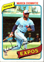 1980 Topps Warren Cromartie #180