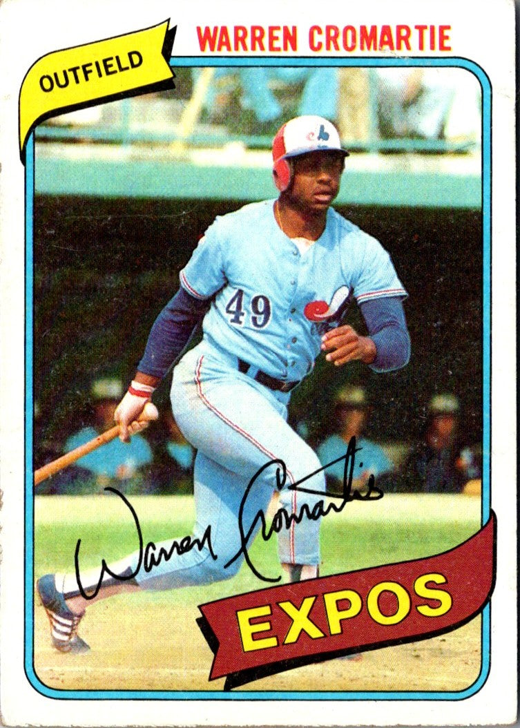 1980 Topps Warren Cromartie