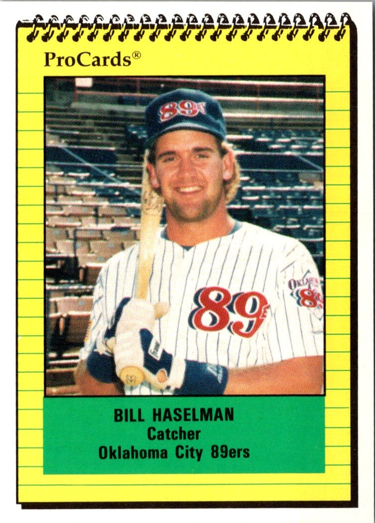 1991 ProCards Bill Haselman