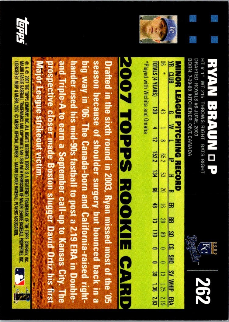 2007 Topps Ryan Braun