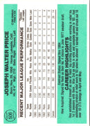 1984 Donruss Joe Price