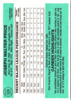 1984 Donruss Joe Price #506