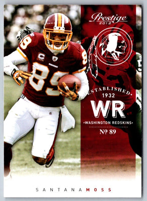 2012 Panini Prestige Santana Moss #199