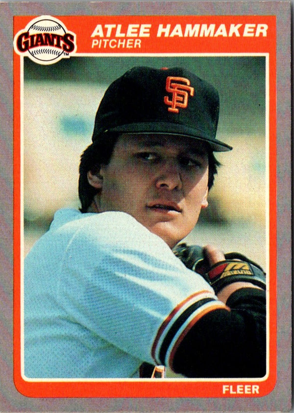 1985 Fleer Atlee Hammaker #608