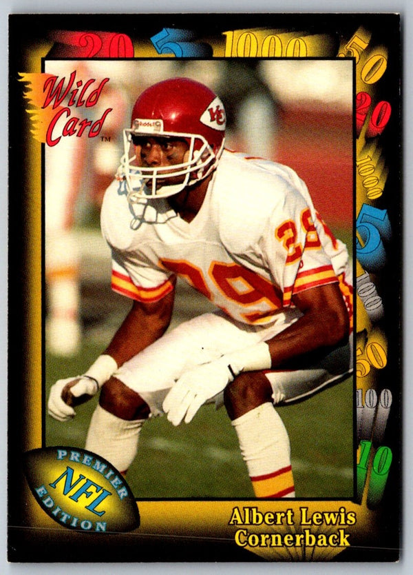 1991 Wild Card Albert Lewis #87