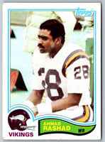 1982 Topps Ahmad Rashad #397