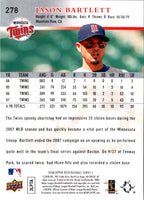 2008 Upper Deck Jason Bartlett #278