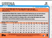 2019 Topps Jose Urena #20