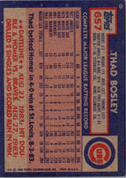 1984 Topps Thad Bosley #657