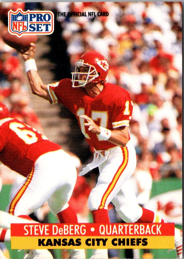 1991 Pro Set FACT Mobil Steve DeBerg #182