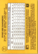 1986 Donruss Ryne Sandberg