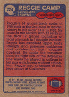 1985 Topps Reggie Camp #224 Rookie