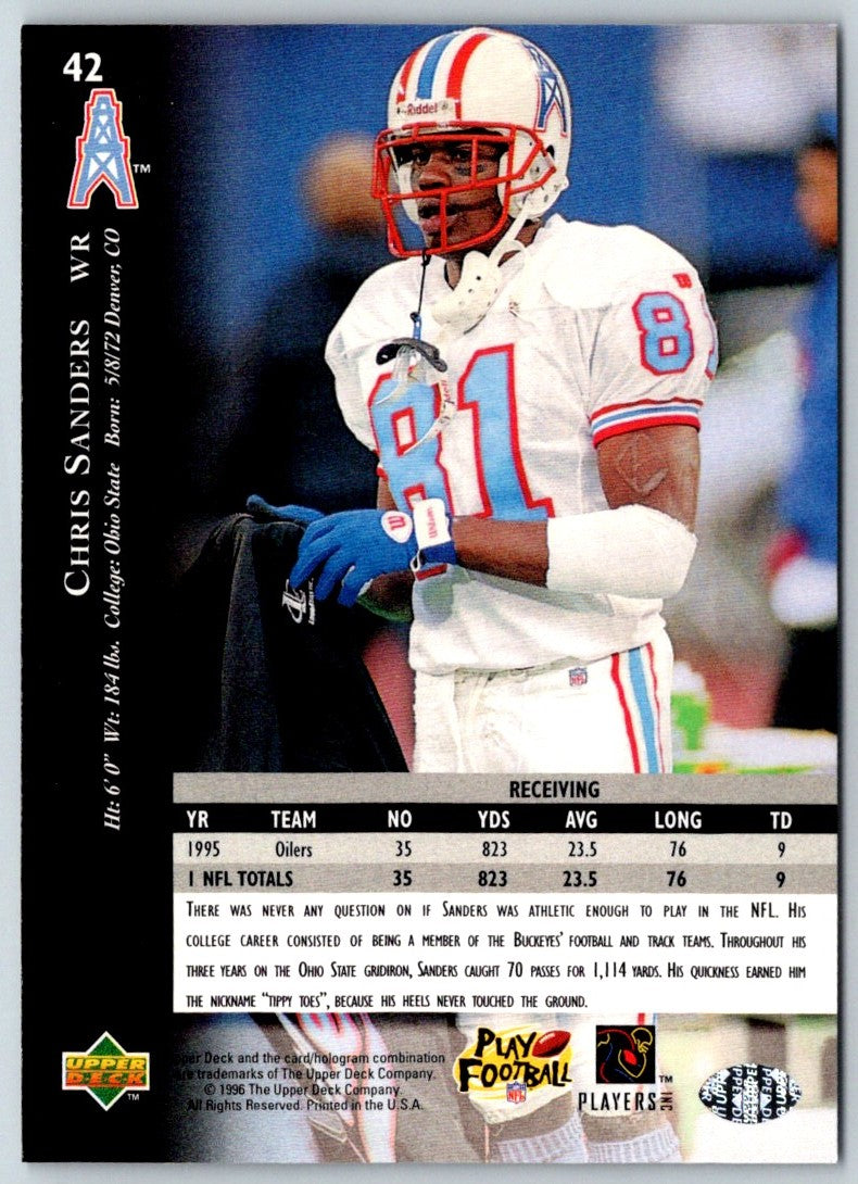 1996 Upper Deck Silver Chris Sanders