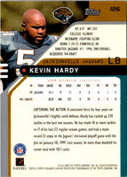 2000 Stadium Club Kevin Hardy #126