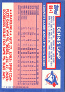 1984 Topps Traded Dennis Lamp