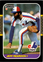 1987 Donruss Jeff Reardon #98