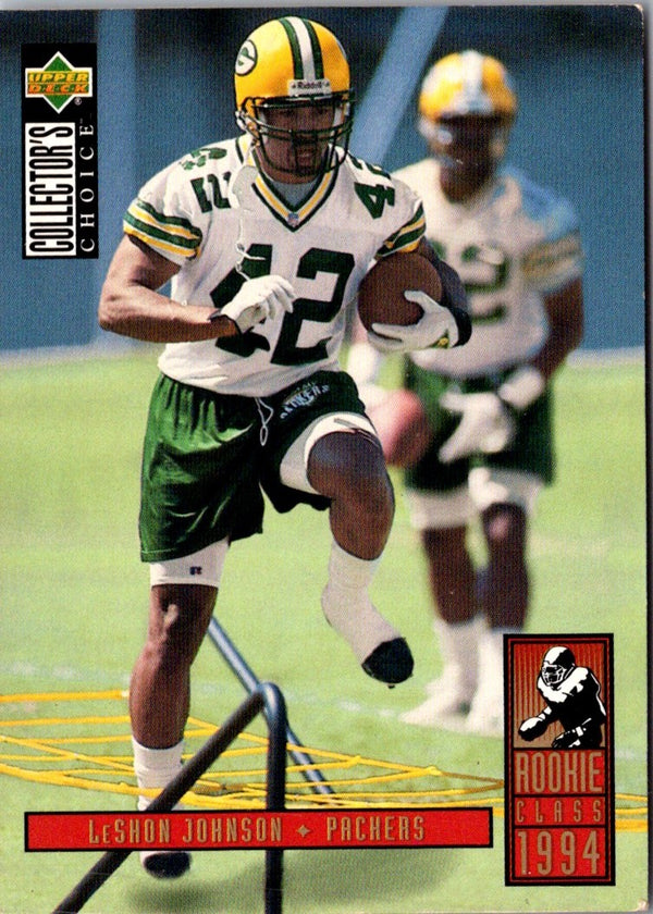 1994 Collector's Choice LeShon Johnson #21 Rookie