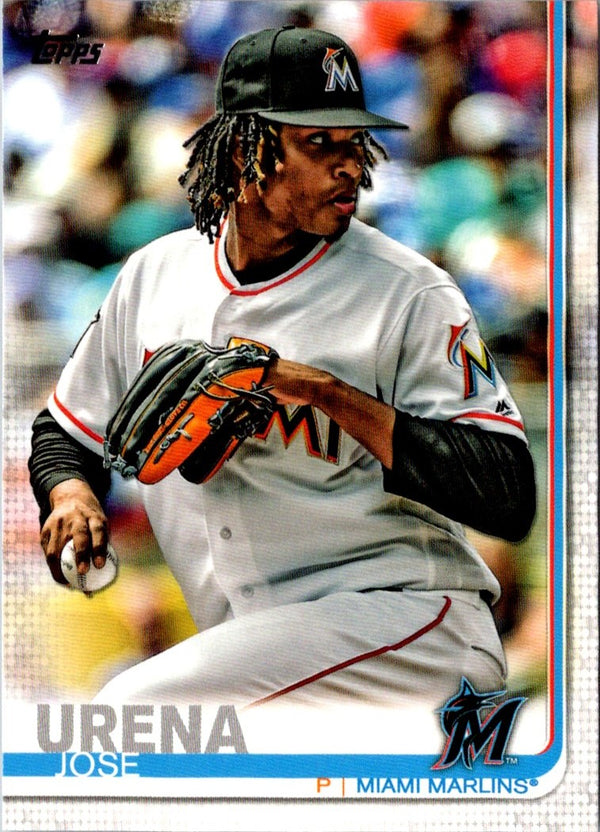 2019 Topps Jose Urena #20