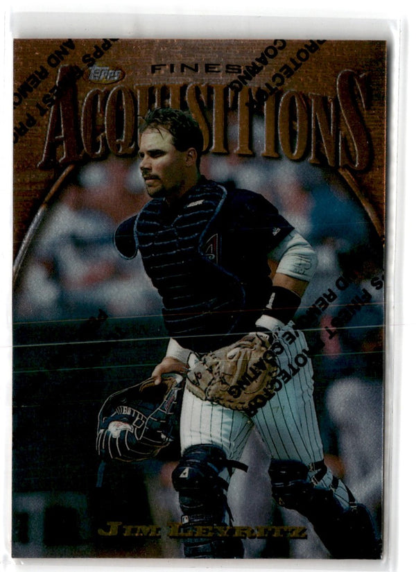 1997 Finest Jim Leyritz #209