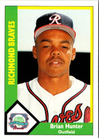 1990 CMC Richmond Braves Brian Hunter #19